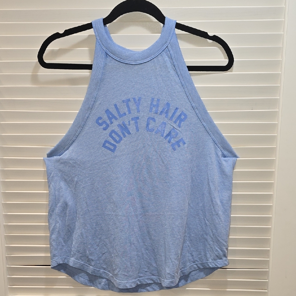 PINK Victoria's Secret Light Blue Tank Top